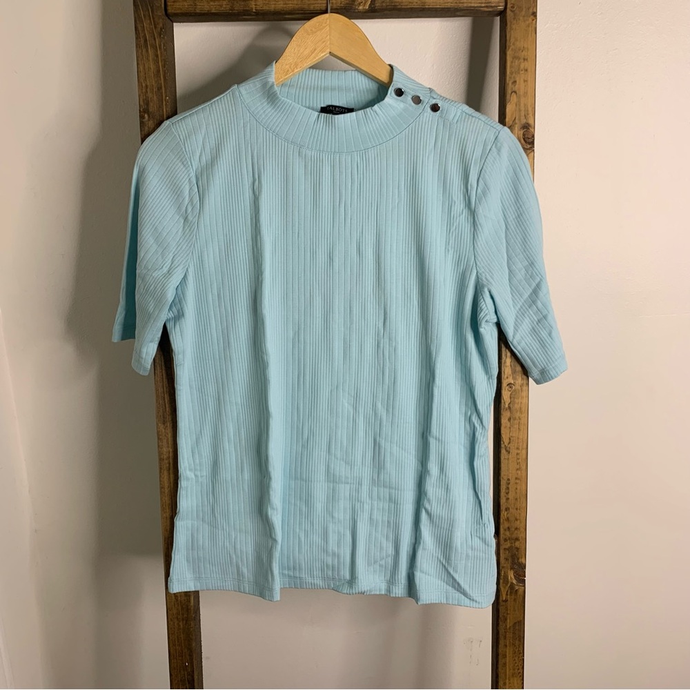 Talbots Light Blue Blouse